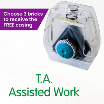 T. A. Assisted Work Twist N Stamp Brick - Green