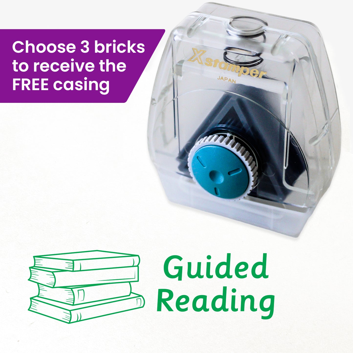 Guided Reading Twist N Stamp Brick - Green